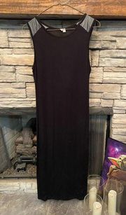 RD Style long black sleeveless dress