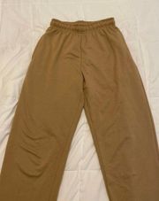 Pretty Little Thing Tan Jogger Sweatpants