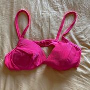 vintage kathy ireland underwire bikini top