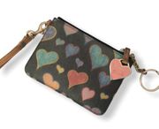 Dooney and Bourke hearts wristlet