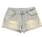 WallFlower Shorts The Luscious Curvy Fit Midi Jean Shorts Size Juniors 9 NWT