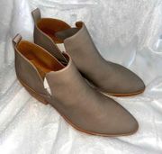 DOLCE VITA Womens Olita Pointed Toe Block Heel Leather Dress Booties 9 NEW