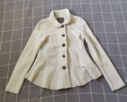 Guinevere Anthropologie Merino Wool Coat