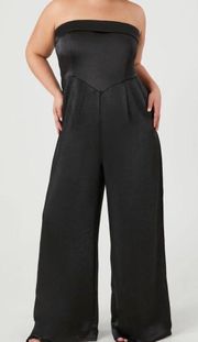 Satin Black Jumpsuit