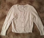 Delia’s Fuzzy Cream Sweater