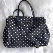 Kate Spade  nylon polka dot crossbody handbag