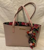 Betsey Johnson Large Tote with Scarf