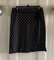 Skirt Black/White Size 6
