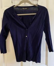 Navy Blue Cardigan