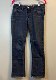 Paige Skyline Bootcut Denim Mid-Rise Medium Wash Jeans Sz 26 EUC