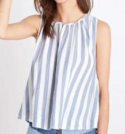 ✨Mod Ref Striped Sleeveless Button Down Tank✨