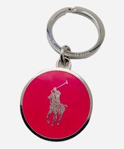 Polo Fuschia 2 Sided Keychain Retired and Rare NWOT.