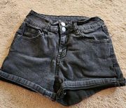 Black wallflower jean shorts size 3