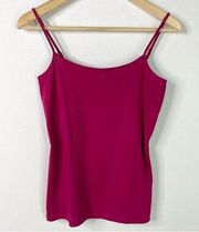NWT Ann Taylor Factory Stretch Camisole Tank Top (Magenta) - Small