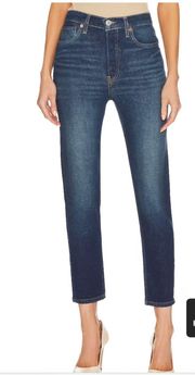 90s High Rise Ankle Crop Deep Sapphire Size 28 Brand NWT ( Retail $285)