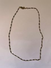 Black Bead Necklace 