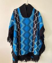 Vintage‎ knit Poncho