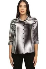 Womens xs rag and bone button down stripe top (nwot) (b44)