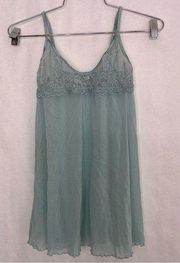 Victoria's Secret Vintage Victoria Secret sheer night cami shirt small