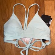 Hurley Quick Dry Surf Bikini Top Size XS Real Mint NWT