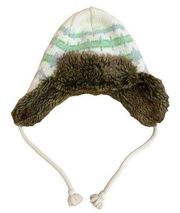 Aero Warm Soft Faux Fur Knit Winter Hat, One Size