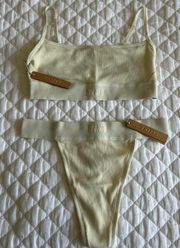 cotton ribbed set