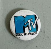 MTV Music Television Logo Pop Culture Fashion Pin Brooch 📺 