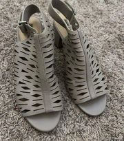 Karl Lagerfeld  grey heels