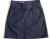 AG Adriano Goldschmied Skirt Peony Medium Wash Denim Jean Mini Skirt Size 25