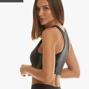 NWT Koral Womens Black Bruna Infinity Sports Bra Activewear Athleisure sz S Gym