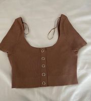 brown top