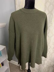 Oversized Pullover Crewneck Sweater