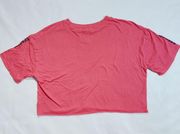 city streets salmon pink effortless crop top  Size xs