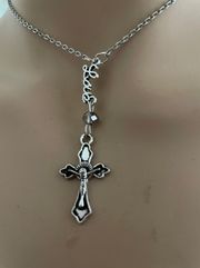 Rosary Engraved  Necklace