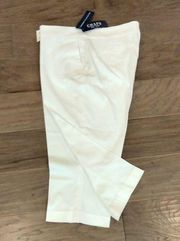 White Capris Ladies 16 Slimming Fit NWT