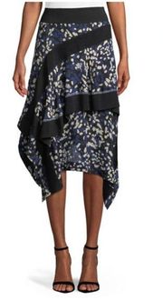 Phillip Lim layered skirt with ribbed elastic detail size 2 / medium