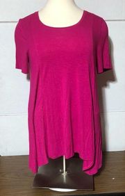 LOGO (Lori Goldstein) size XL pullover pink tunic
