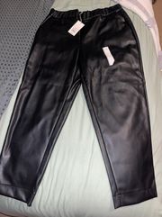 Faux Leather Pants