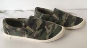 Camouflage Canvas Sneakers, Size 10