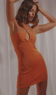 Orange Mini Dress 4