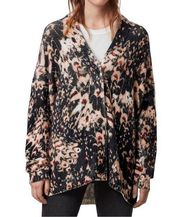 All Saints Wing Printed Wool Cardigan Sweater