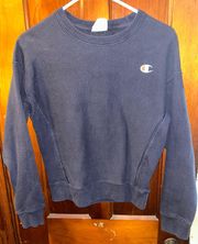 Champion Navy Blue Crewneck Sweatshirt