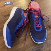 Vionic Women's Cobalt Blue/Purple AGILE FYN Walking Sneakers, Size 11 M