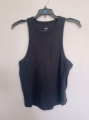 Maeve by Anthropologie black ribbed tank sz 1x