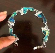 gorgeous turquoise silver bracelet