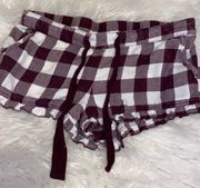 Plaid Pajama Shorts