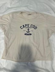 XL Cropped Cape Cod T-Shirt
