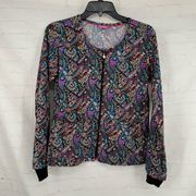 Vera Bradley paisley print lightweight jackets XS