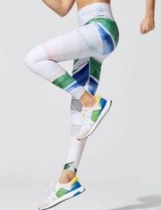 [Carbon38] Marble Abstract Leggings- Small