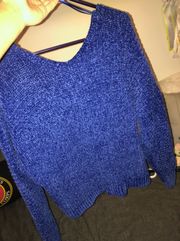 Royal Blue Knit Sweater